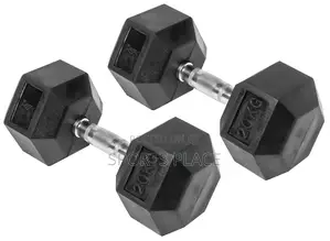 20kg Hex Dumbell Pair(2) - 2 Hexagonal Dumbell Weights
