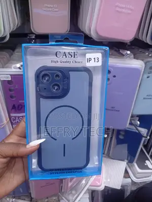iPhone 13 or iPhone 14 Pro Magnetic Silicone Phone Case