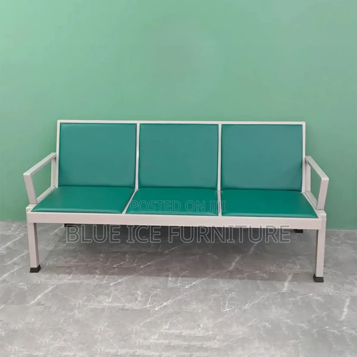 3 Link Heavy Duty Bench Chair -Green Colour