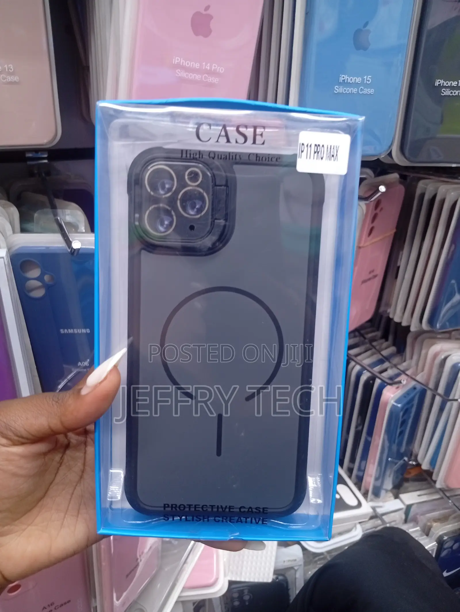 iPhone 11 Pro Max Black Matte Protective Phone Case