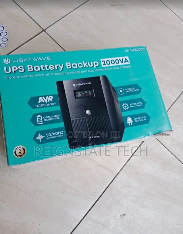 Lightwave Ups Battery Back Up 2000va 2kva