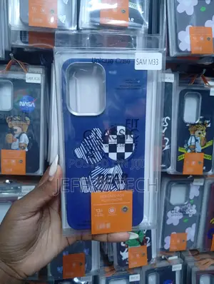 Samsung Galaxy M33 Blue Protective Phone Case