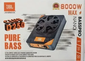 New Best Quality 8000w Powerful JBL Bass Pro Nano Underseat Subwoofer