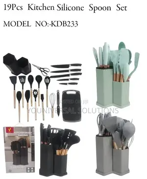 Premium Range of Silicone Spoons Sets With Knife Sets