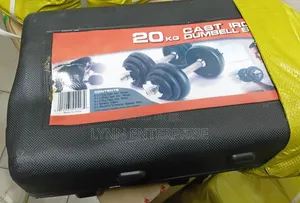 20kgs Chrome Dumbells With Case