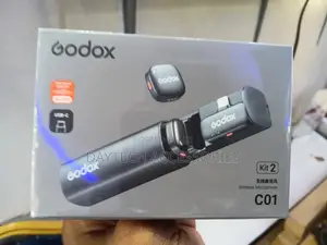 This Is a Godox C01 Kit2 Wireless Lavalier Microphone System.