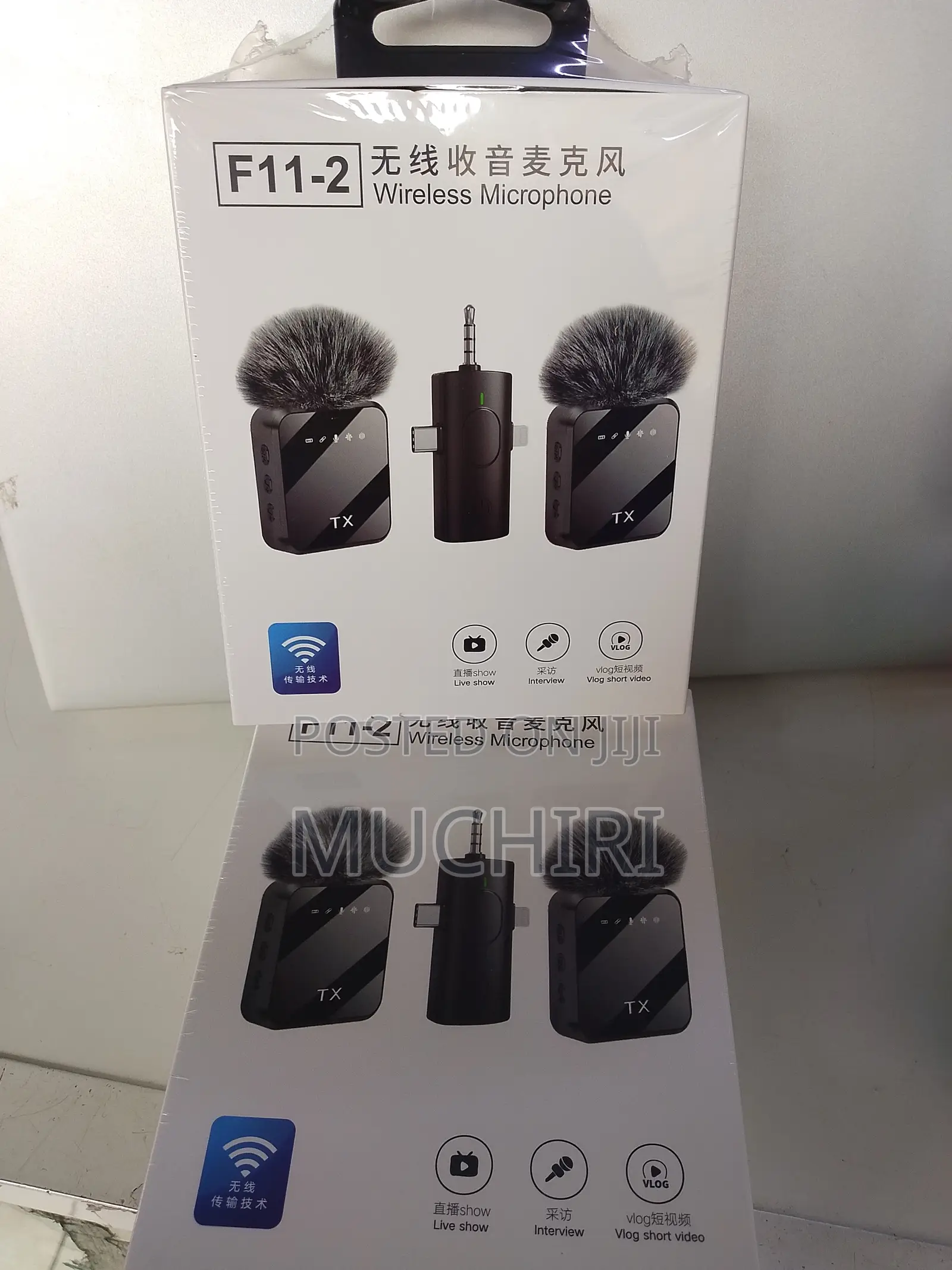 F11-2 Collar Wireless Microphone iPhone/Android Type C