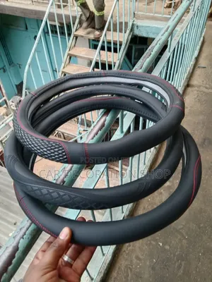 Leather Steering Comfortable Secure Grip Steering Wheel Cover