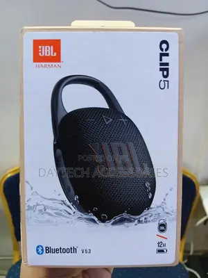 JBL Clip 5 Speaker Portable Waterproof Wireless Speaker System Black