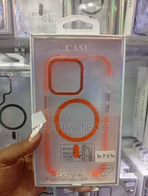 iPhone 14 Pro Vibrant Orange Magsafe Protective Phone Case
