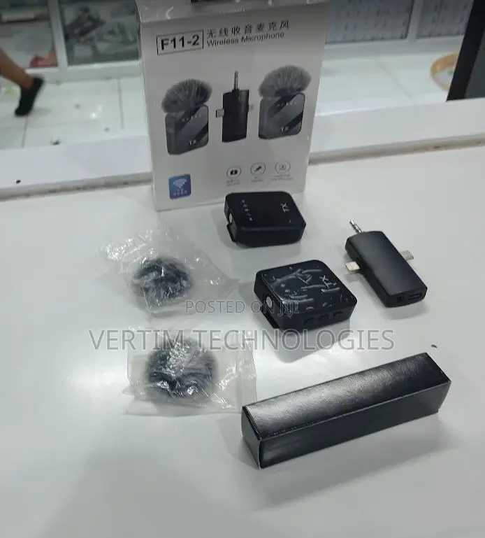 Mic F11-2 for iPhone, Android, and Camera Microphone