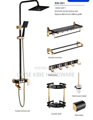 Shower Seven Piece Set Available