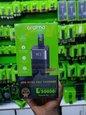 Oraimo 50,000mah Powerjet 501 Opb-750sq 85w Ultra Fast Charging.