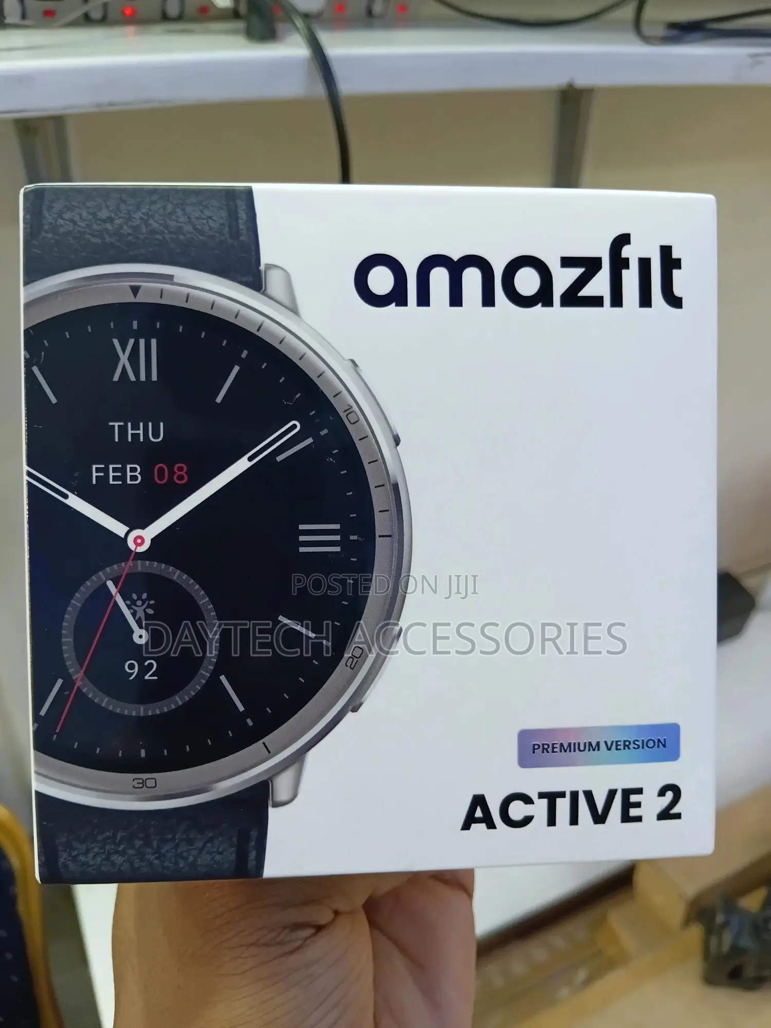 This Is an Amazfit Active 2 Premium Version Smartwatch.