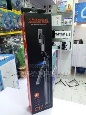 C17 Smart Auto Tracking Tripod Selfie Stick Quadrapod