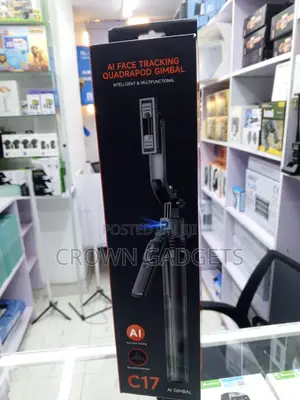 C17 360° Auto Tracking Phone Gimbal With Bluetooth Remote
