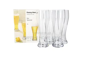4pcs Long Beer Glasses 600ml