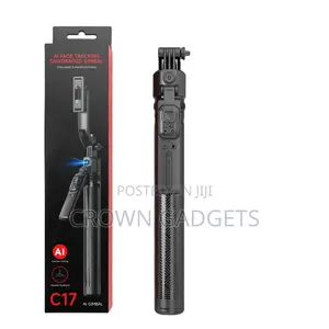 C17 Ai Face Tracking Gimbal 360° Smart Tripod Selfie Stick