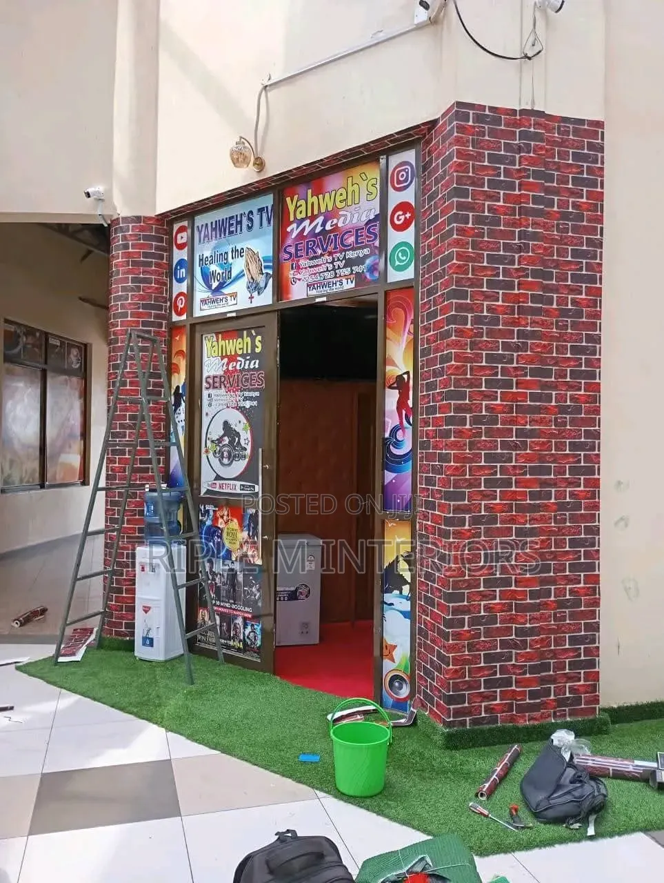 Self Adhesive Brick Wall Cover