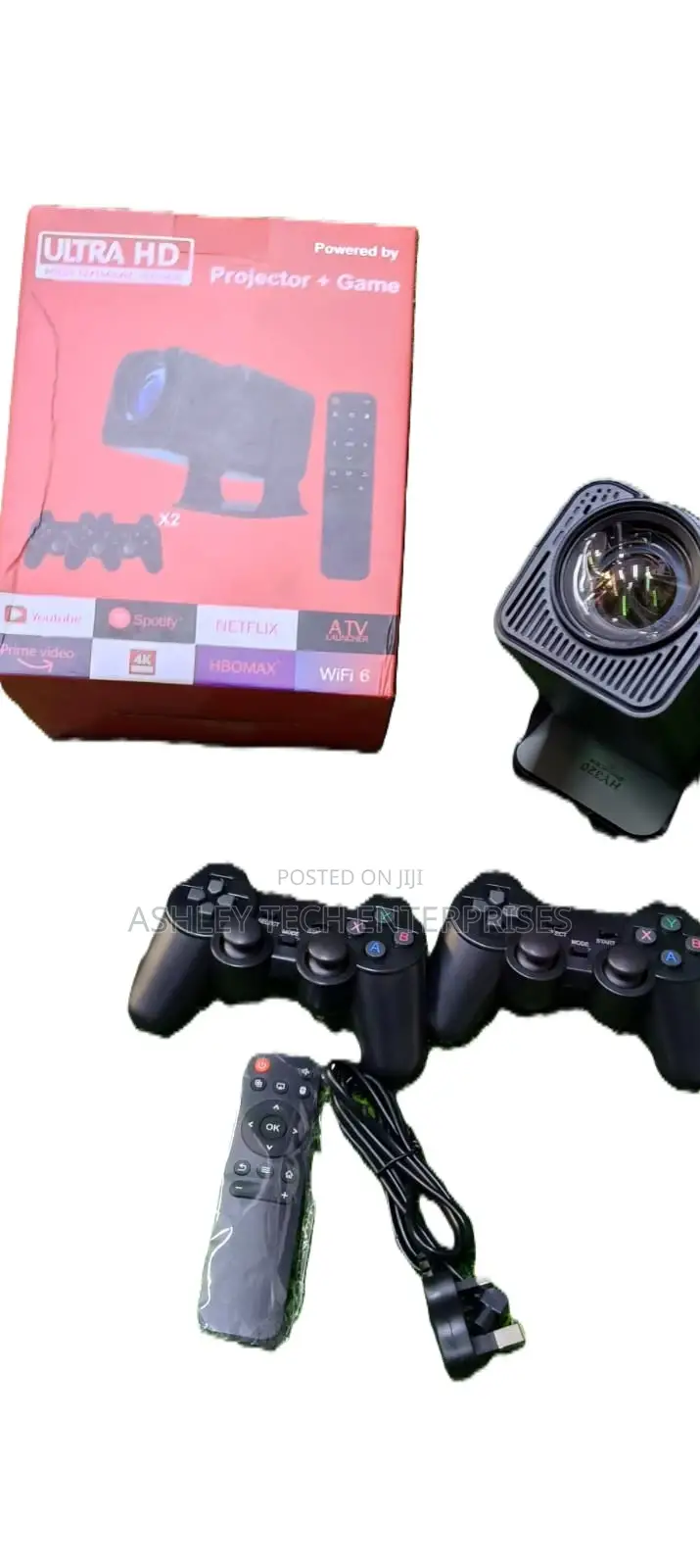 Hy300 Android Projector + Gaming Console – Smart Hd Home Entertainment