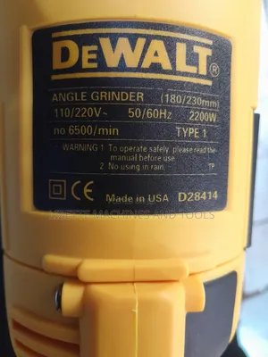 2200w Dewalt 9" Angle Grinder