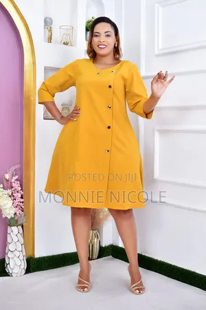 Mustard Maternity Dress. Mother's Free Dress