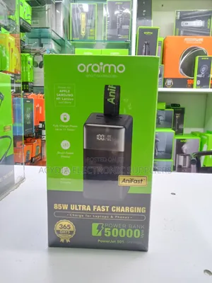 Oraimo Powerjet 501 85w, 50000mah Laptop Power Bank