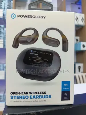 Powerology Open-Ear Wireless Stereo Earbuds With Smart Touch Controls