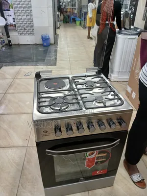 Bj's 60*60 3g+1e Standing Cooker Electric Oven and Wok Burner-Eminence
