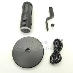 Usb Desktop Gaming Mic RGB Light Denoise for Pc Ps5