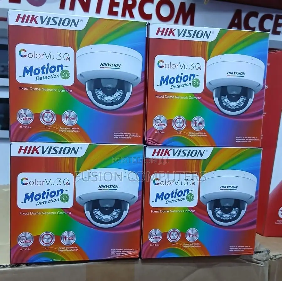 Hikvision 4mp Colorvu 3.0 Fixed Dome Camera Ds-2cd1147g3-Liu