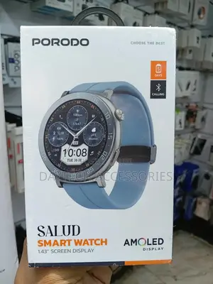 Porodo Salud Smart Watch 1.43” Screen Display