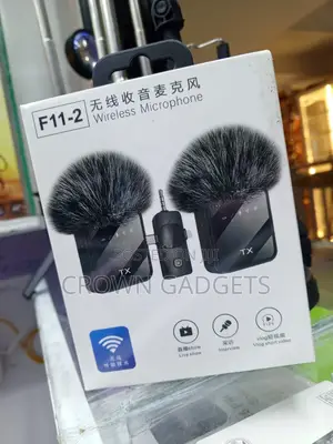 F11-2 Wireless Lavalier Mic With Furry Windshield Set