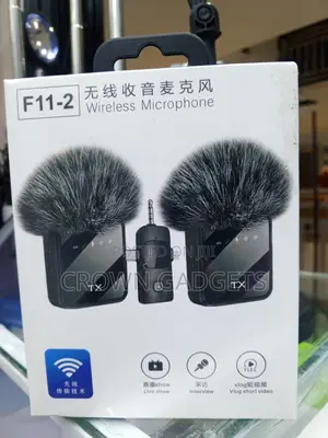 F11-2 Dual Mic iPhone Android Camera 3-in-1 Receiver
