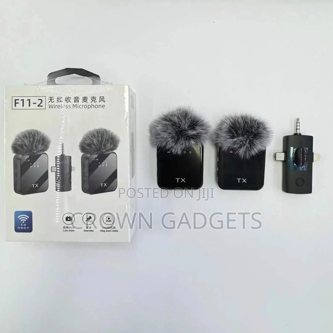 F11-2 Wireless Microphone Noise Cancel 10h Battery