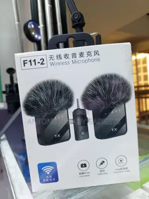 F11-2 Dual Wireless Mic 3-in-1 Receiver 45m Vlog Kit
