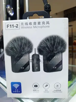 F11-2 2.4ghz Wireless Mic Noise Reduction Vlogging Set
