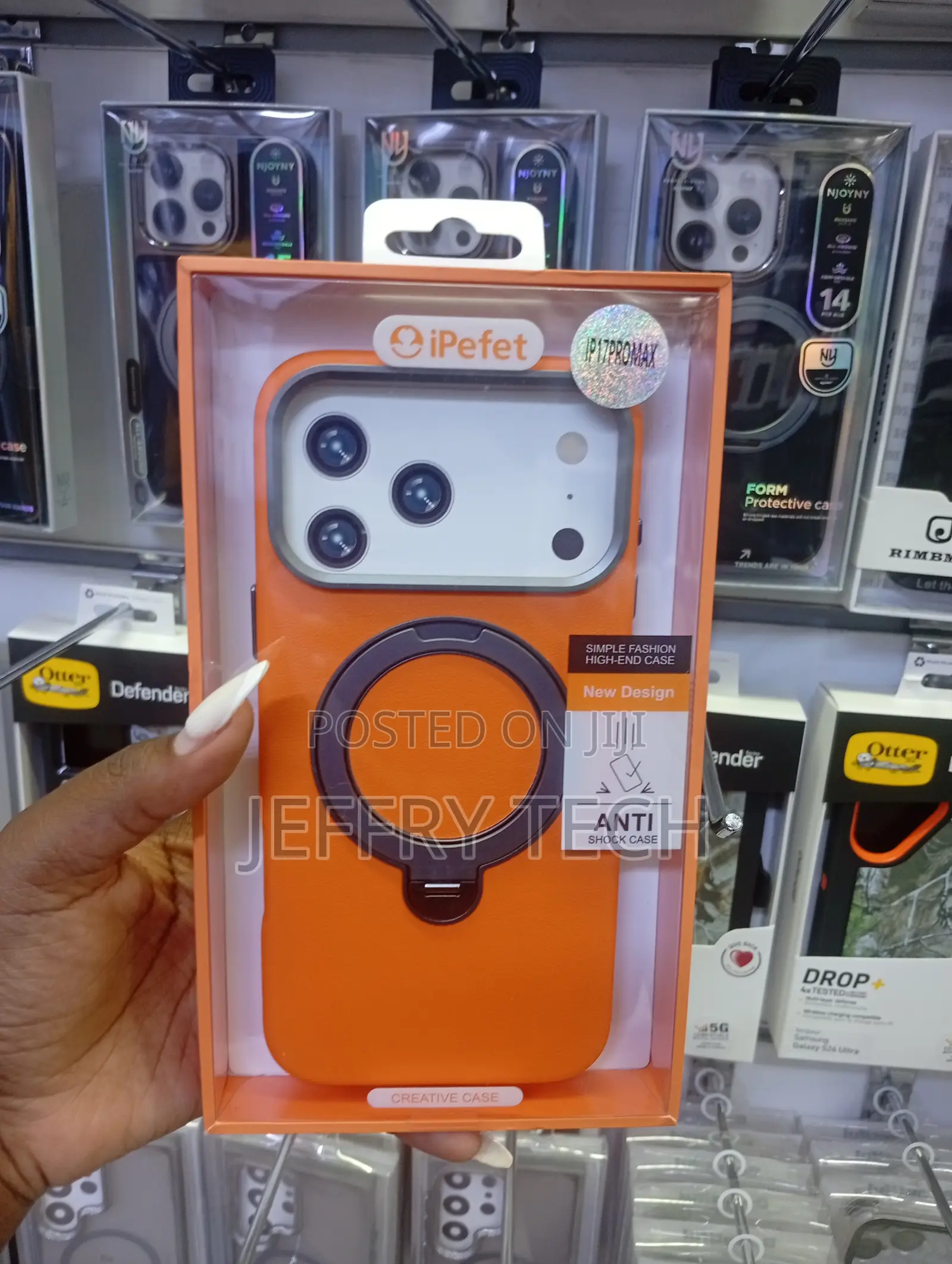 iPhone 17 Pro Max Orange Ipefet Phone Case