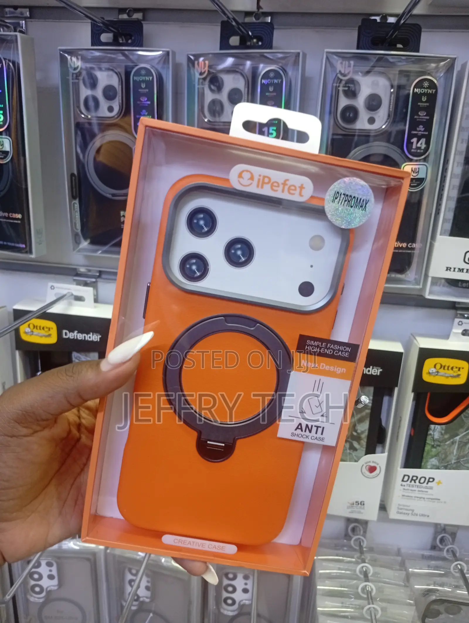 iPhone 17 Pro Max Orange Ipefet Phone Case