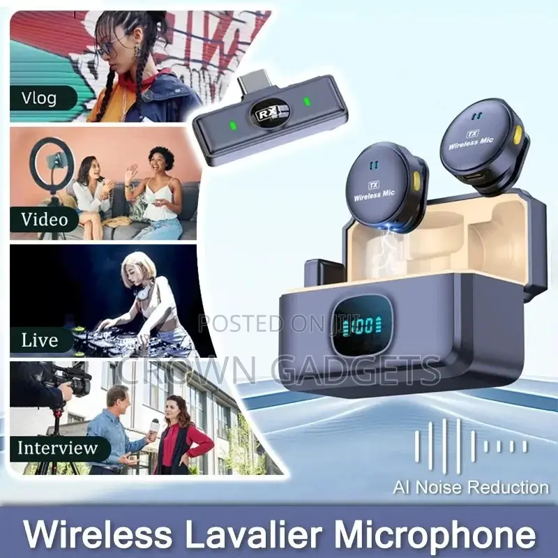Q8 Dual Mic Wireless System for Vlogging Interview Set