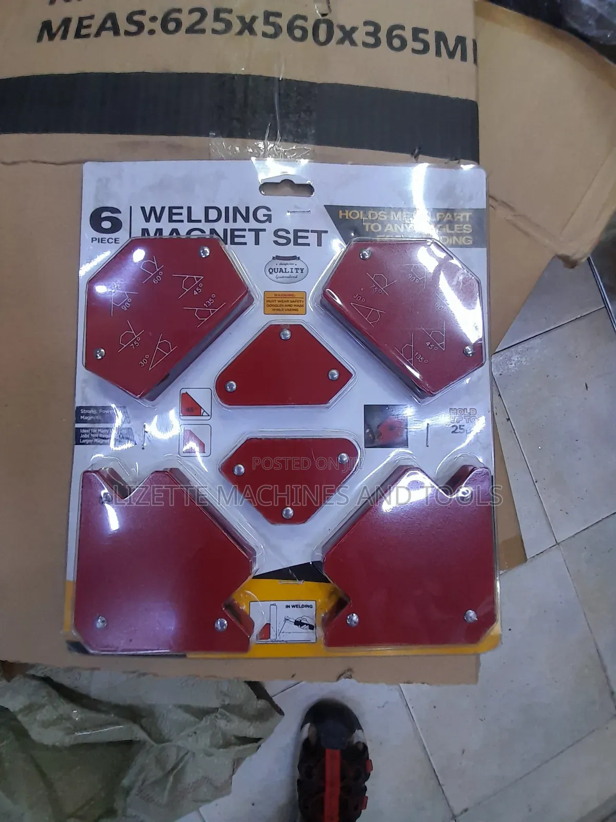 6pcs Welding Magnet Set