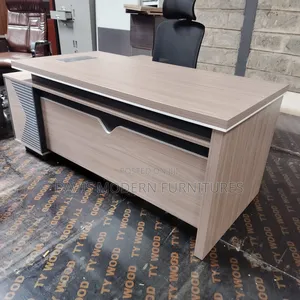 L-Shaped Executive Office Desk With Side Return