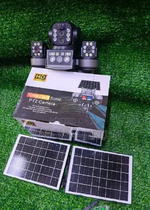 Dual Panel Tripple Lens 4g Solar PTZ Cctvcameras