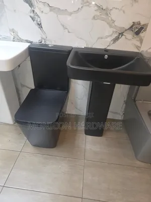 Water Closet Set-Black Matte Premium