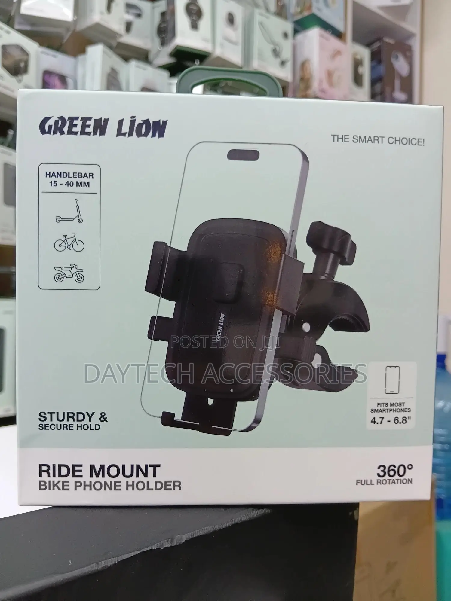 Green Lion Universal Bike Phone Mount.