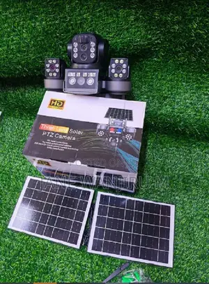 V380 4g Triple Lens 3 Lens Dual Panels Solar Camera