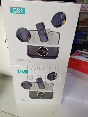 Q81 Dual Wireless Lavalier Mic for Android iPhone