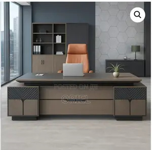 Executive Desks : 2.4m L-Shaped Executive Desk With Drawers