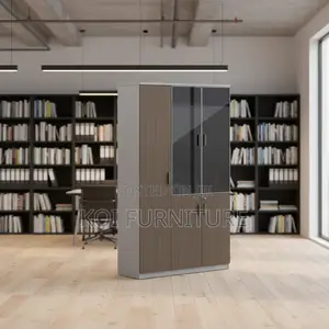 Office Cabinet; Premium Executive Office Cabinet With Three Doors