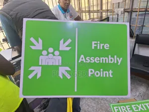Fire Assembly Point Sign.